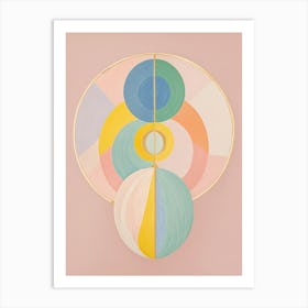 Pastel Spheres Art Print