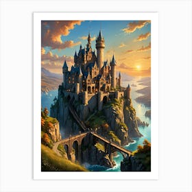 Castle In The Sky Art Print