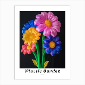 Bright Inflatable Flowers Poster Cineraria 4 Art Print