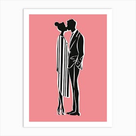 Couple Kissing 1 Art Print