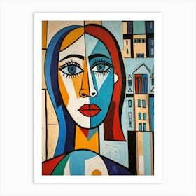 Face Of A Woman Art Print