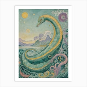 Loch Ness Monster Art Print