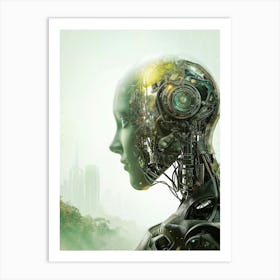 Human Ai Integration Art Print