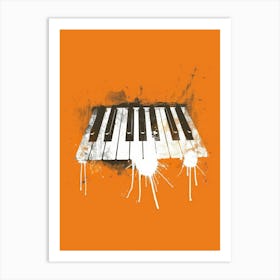 Piano Keys Canvas Print Art Print