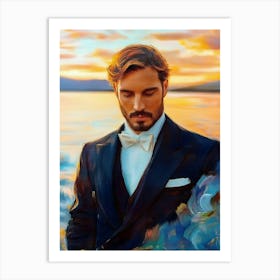 Man In Tuxedo Art Print