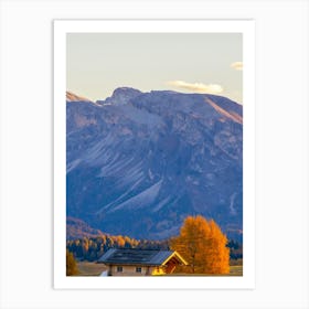 Autumn In The Alps Art Print