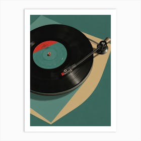 Vinyl Record Stock Videos & Royalty-Free Footage 3 Art Print