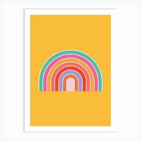 Colorful Rainbow Yellow Art Print