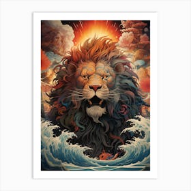 Lion Of The Sea 1 Art Print