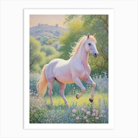 White Horse's Leap Art Print