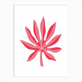 Red Maple Leaf Art Print