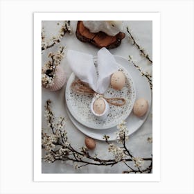 Easter Table Setting 11 Art Print