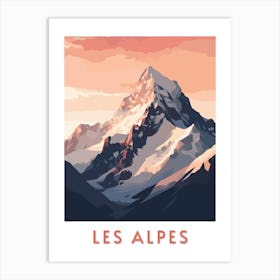 Les Alpes Art Print