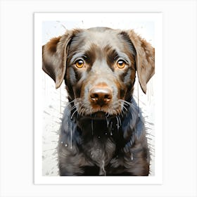 Noble Guardian The Watchful Dog Art Print