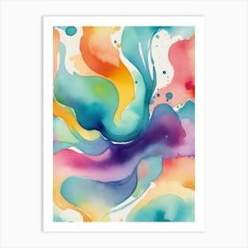 Watercolor Painting 3 Art Print