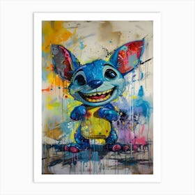 Pop art Stitch Art Print