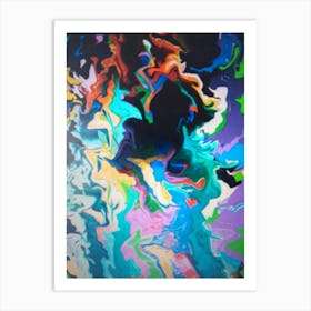 Abstract 46 By Binod Dawadi Art Print