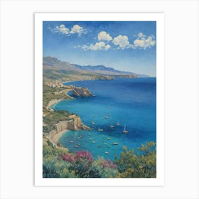 Sardinia Mediterranean Bliss Art Print