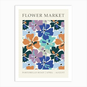 Flower Market Print 5 Portobello Art Print