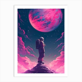 Space Wallpaper Art Print