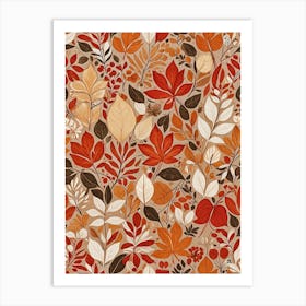 Autumn Leaves no1 Art Print