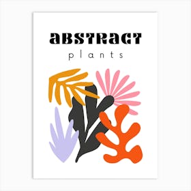 Abstract Plants Poster 6 Art Print