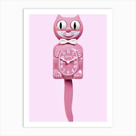 Kitschy Kit Cat Clock Art Print