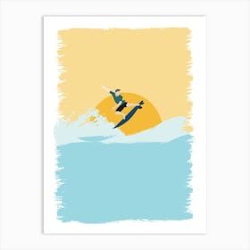 Surfer Art Print
