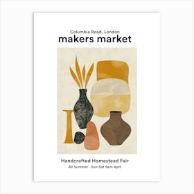 Columbia Road, London Handcrafted Homestead Fair 1 Art Print