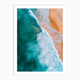 Aerial View Of The Beach 8 Art Print