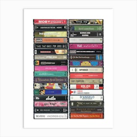 1995 Music - Cassette Print - Born in'95 Art Print