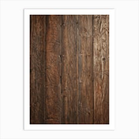 Antique Wooden Texture Showcasing A Rich Rustic Design With An Intricate Grunge Pattern Incorporat (5) Art Print