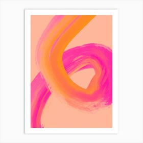 Color Strokes No 13 Art Print