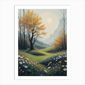 Flowering Meadow Art Print