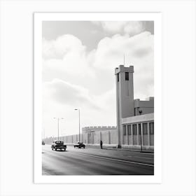 Casablanca, Morocco, Photography In Black And White 4 Art Print