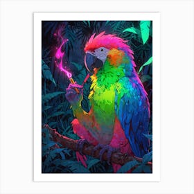 Colorful Parrot 23 Art Print