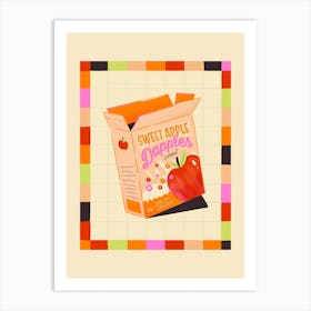 Apple Cereal Box Art Print