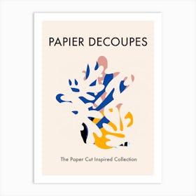 Papiers Paper Cut Multicolour Art Print
