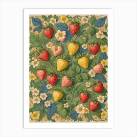 Strawberry Print Art Print