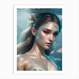 Mermaid-Reimagined 76 Art Print