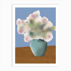 Suggestive flower Art Print