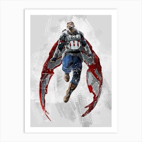 Falcon Marvel Painting Art Print