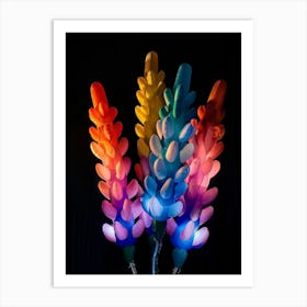 Bright Inflatable Flowers Snapdragon Art Print