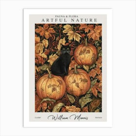 William Morris Pumpkins Decor Autumn Fall Exhibition Art Print 1 Art Print