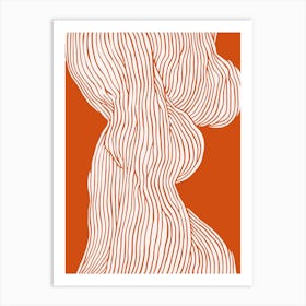 Fibersno1 Orangefullsize Art Print