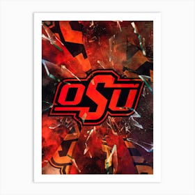 Oklahoma State Cowboys 1 Art Print