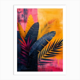 Tropical Leaves 5 Art Print