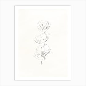 Poppy Stack Art Print