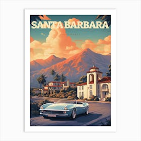 Santa Barbara Travel Art Print