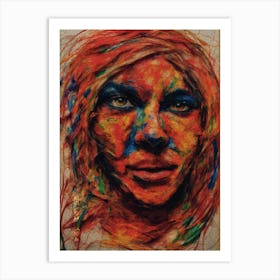 Face Of A Woman Art Print